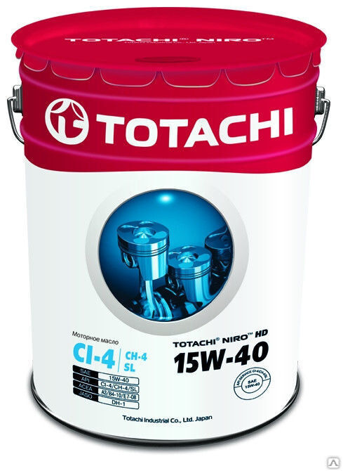 Масло моторное TOTACHI NIRO HD CI-4/SL 15W-40 19 л Totachi