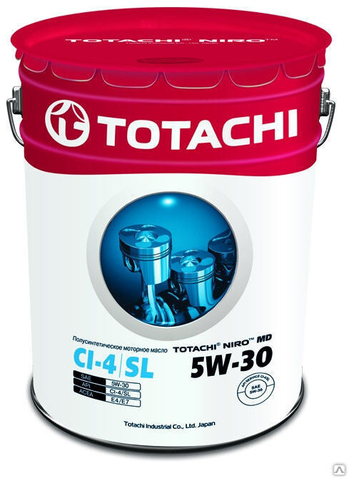 Масло моторное TOTACHI NIRO MD Semi-Synthetic CI-4/SL 5W-30 16.5 кг 19 л Totachi