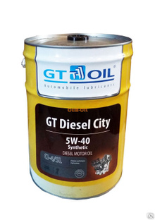Масло моторное 5W40 GT Diesel City CI-4/SL SAE 20 л 