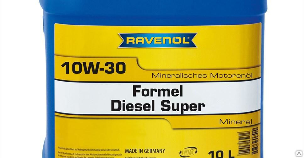 Масло моторное RAVENOL Formel Diesel Super SAE 10W-30 10 л new Ravenol
