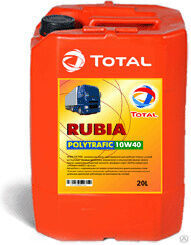 Масло моторное Total Rubia Polytrafic 10W-40 20 л