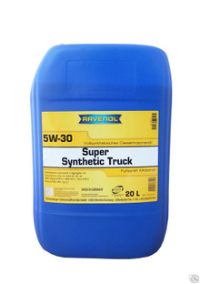 Масло моторное RAVENOL Super Synthetic Truck SAE 5w30 20 л Ravenol 