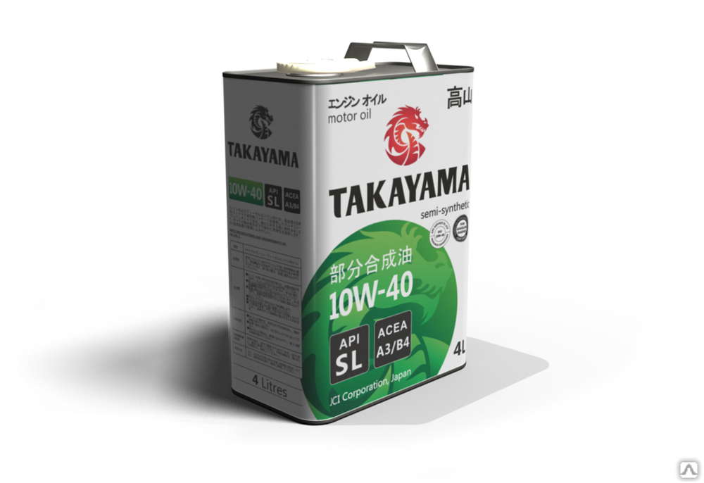 Масло моторное Takayama SAE 10W-40 API SL ACEA A3/B4 20 л