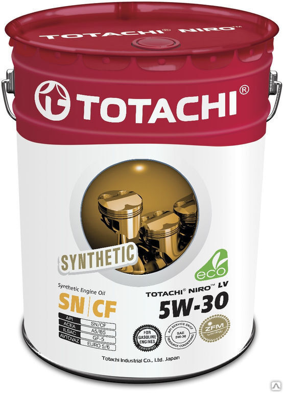 Масло моторное Totachi Niro LV Synthetic SN 5W-30 19 л