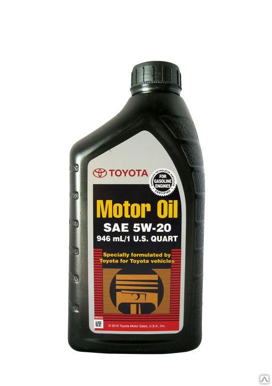 Масло моторное Toyota Motor Oil SM/SN SAE 5W-20 0,946 л