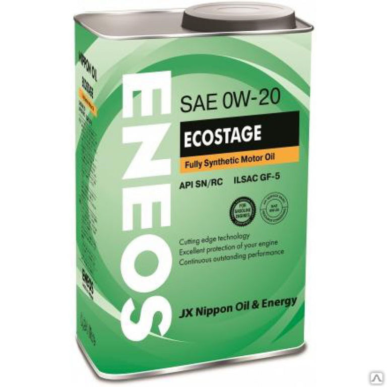 Масло моторное синтетика Eneos Ecostage SN 0W-20 0,94 л JX Nippon Oil&Energy JX Nippon Oil&Energy JX Nippon Oil&Energy