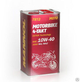 Масло моторное для мотоциклов Mannol 7812 4T Motorbike 10W-40 1 л 