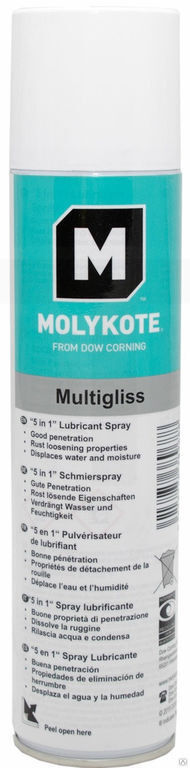 Смазка пластичная Дисперсия Molykote Mu лigliss Oil Spray EC (400 мл)