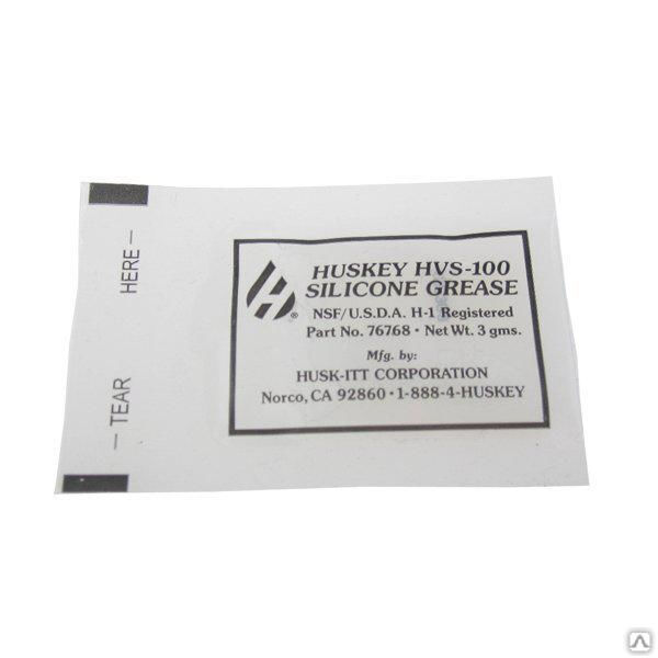 Пластичная смазка силиконовая уплотнительная Huskey HVS-100 Silicone Grease 3 г HUSKEY Specialty Lubricants