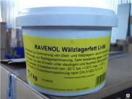 Пластичная смазка Ravenol Waelzlagerfett LI-86 1 кг 