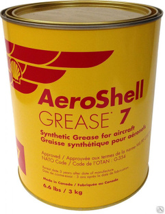 Пластичная смазка авиационная Shell Aeroshell Grease 7 3 кг 