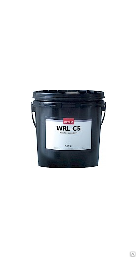 Пластичная смазка для стальных тросов Molyslip WRL-C5 (дисульфид молибдена + графит) 18 кг