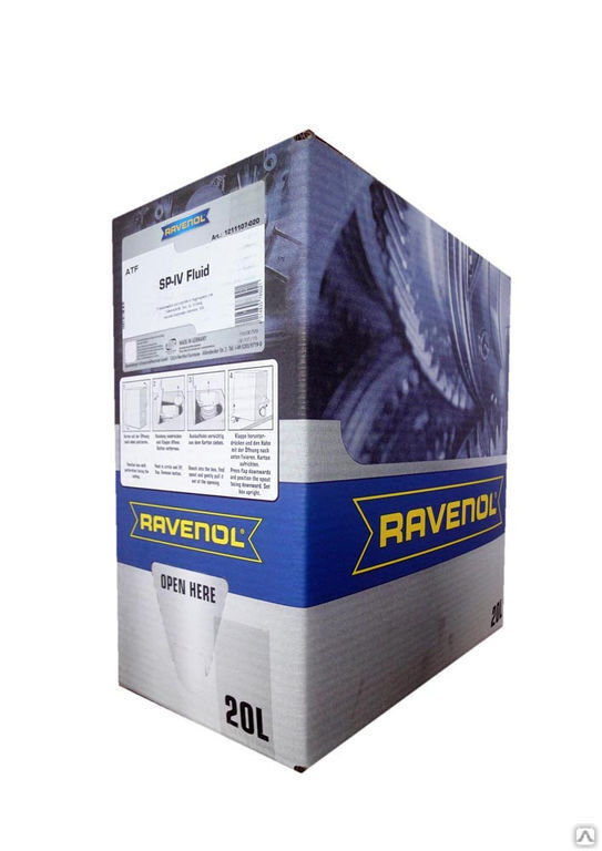 Масло трансмиссионное Ravenol ATF SP-IV Fluid 20 л, ecobox