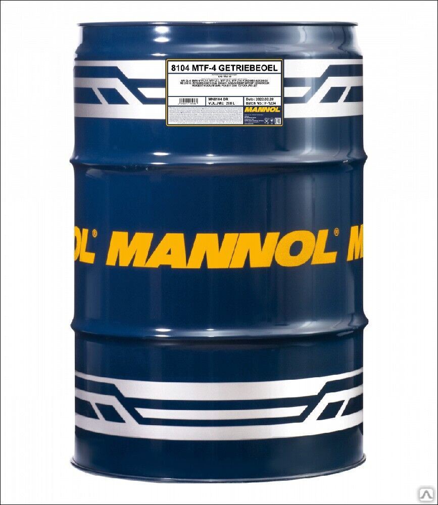 Масло трансмиссионное Mannol MTF-4 Getriebeoel 8104 208 л