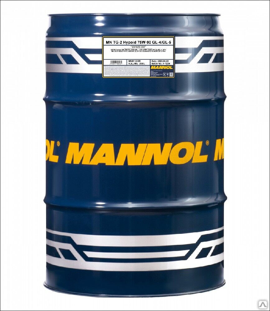 Масло трансмиссионное Mannol TG-2 Hypoid 75W-90 GL-4/GL-5 8112 208 л