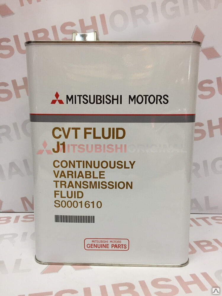 Масло трансмиссионное Mitsubishi CVT J1 Япония 4 л