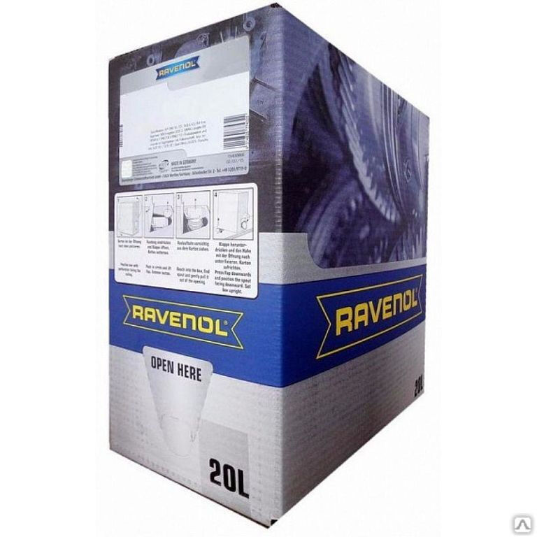 Масло трансмиссионное Ravenol ATF 5/4 HP Fluid 20 л, ecobox