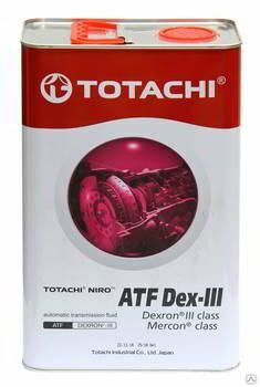 Масло трансмиссионное Totachi Niro ATF DEX III гидрокрекинг 3,47 кг, 4 л