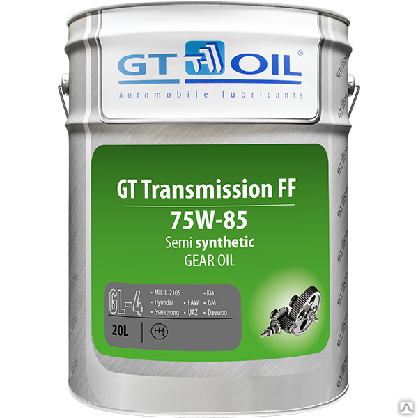 Масло трансмиссионное GT Transmission FF SAE 75W-85 GL-4 20 л