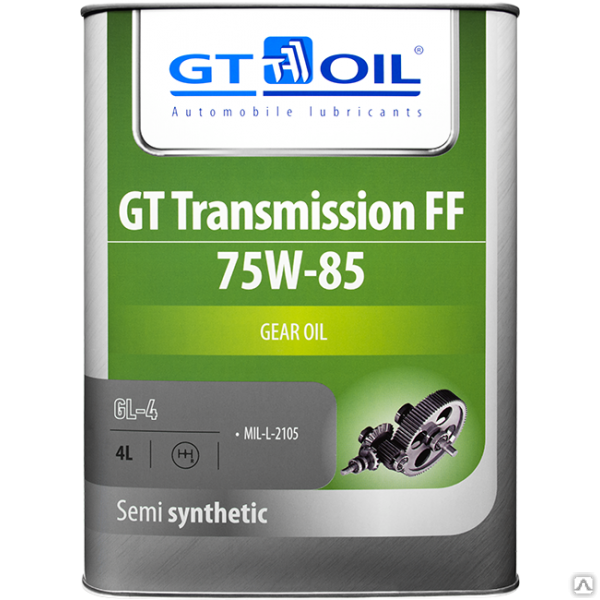 Масло трансмиссионное GT Transmission FF SAE 75W-85 GL-4 4 л