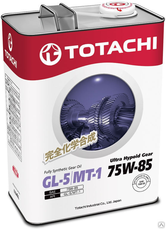 Масло трансмиссионное Totachi Ultra Hypoid Gear Fully Syn GL-5/MT-1 4 л