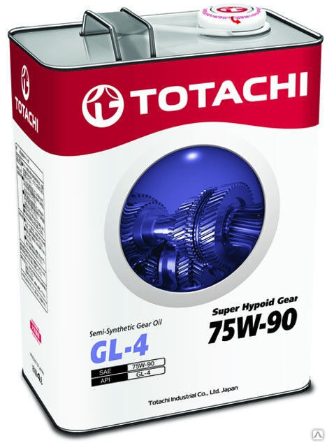 Масло трансмиссионное Totachi Super Hypoid Gear Oil Semi-Synthetic 75W-90 60 л