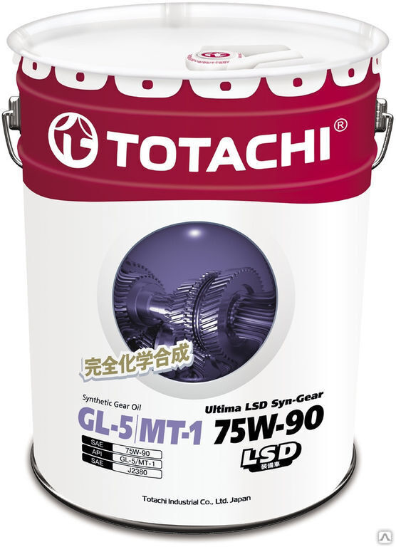 Масло трансмиссионное синтетика Totachi Ultima LSD Syn-Gear 75W-90 20 л