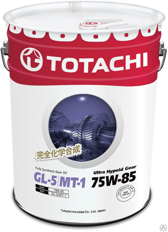 Масло трансмиссионное Totachi Ultra Hypoid Gear Fully Syn GL-5/MT-1 75W-85 20 л