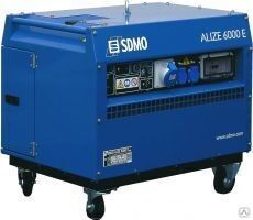 Бензогенератор SDMO Alize 6000 E с электрическим, автоматическим запуском (