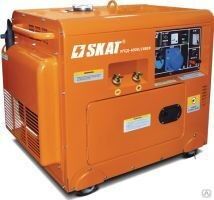 Дизельный генератор SKAT УГСД-4000/180Е воздушного охлаждения