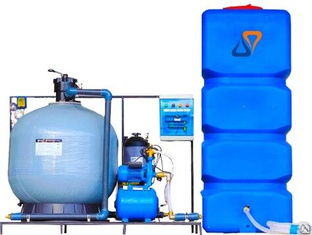 Система очистки воды АРОС 10 для АВТОМОЙКИ. (10 постов)