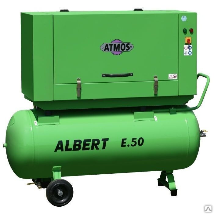 Винтовой компрессор Atmos Albert E50-10-R с ресивером
