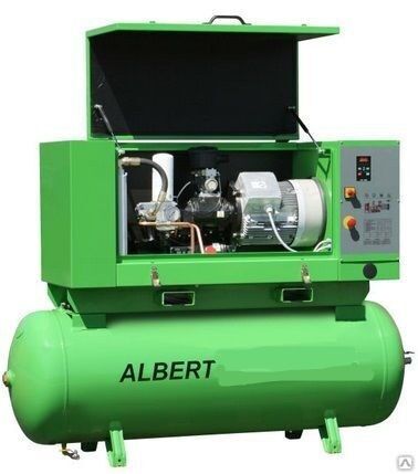 Винтовой компрессор Atmos Albert E140-KRD 8 с ресивером и осушителем