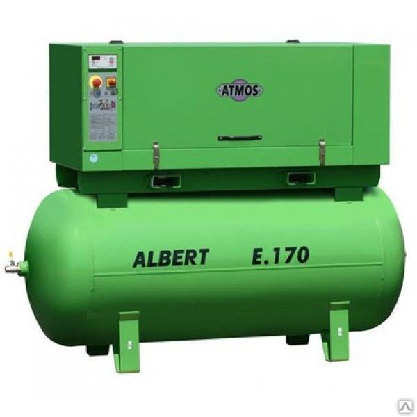 Винтовой компрессор Atmos Albert E170-KR 10 с ресивером