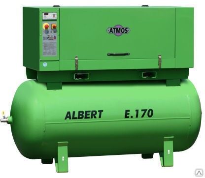 Винтовой компрессор Atmos Albert E170-KR 13 с ресивером
