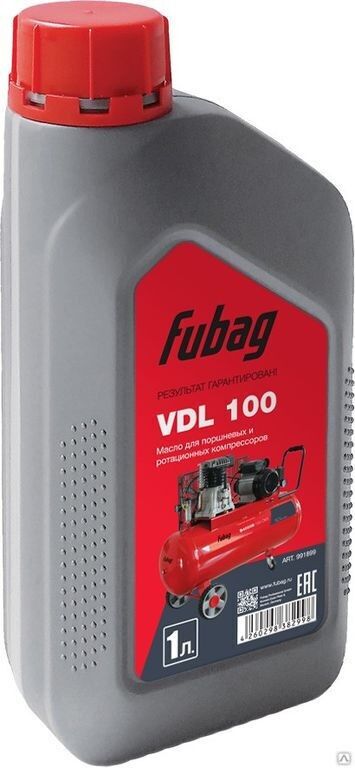 Масло для поршневых компрессоров FUBAG VDL 100 1л