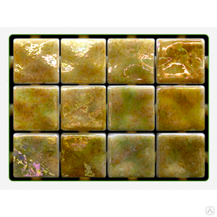 Мозаика Sand Ondulato неровная стеклянная с волнистым эффектом EZARRI 