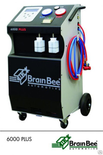 Установка для заправки кондиционеров BRAIN BEE 6000 ECO 1234 автоматическая (R-1234YF) 