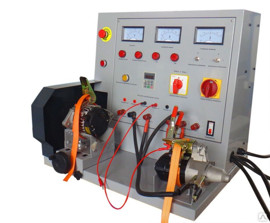Стенд электрический KraftWell KRW220Inverter для генераторов и стартеров