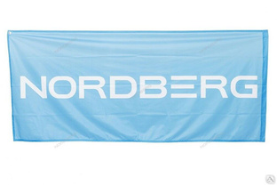 Флаг односторонний с флагштоком 0,85*2м Nordberg 