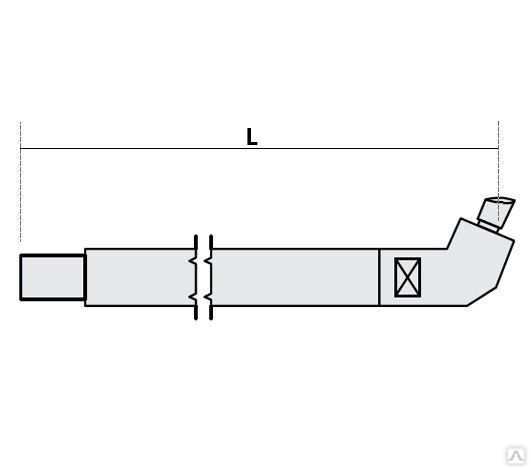 Нижнее плечо наклонное 22 200 мм для серии SG 4-6 для точечной сварки