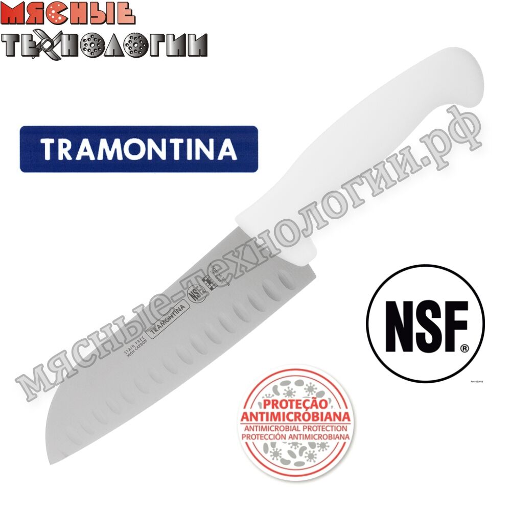 Нож кухонный САНТОКУ 18 см 24646/087 Tramontina Professional Master