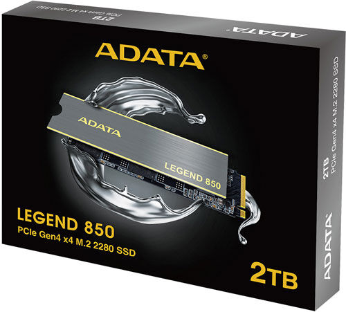 SSD накопитель ADATA M.2 LEGEND 850 2000 Гб PCIe 4.0 ALEG-850-2TCS
