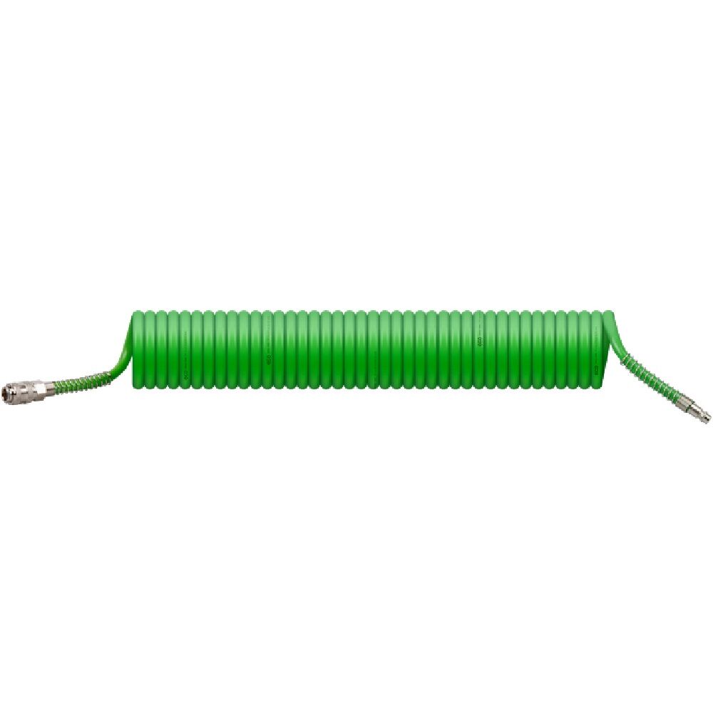 Шланг полиуретановый спиральный ф 8/12 мм c быстросъемным соединением ECO (длина 10 м) (AHU-1080)