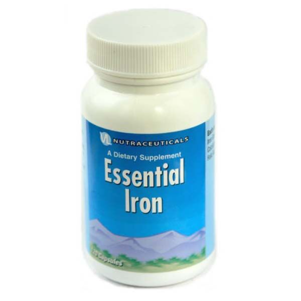 Бад Железо с витамином С / Essential Iron 120 капсул 230 мг. Vitaline