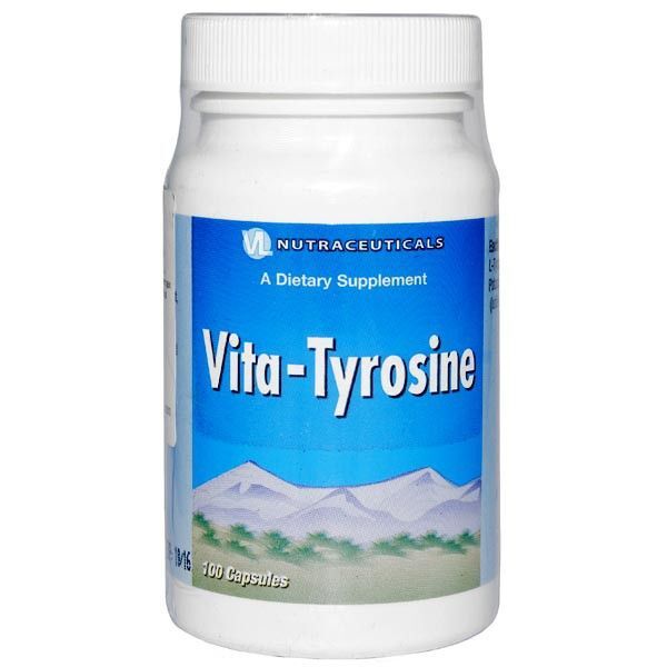 Бад Вита Тирозин / Vita-Tyrosine 100 капсул 500 мг Vitaline