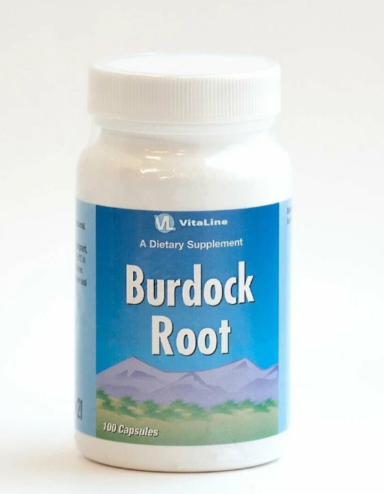 Бад Корни лопуха / Burdock Root 100 капсул 400 мг Vitaline