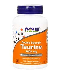 Бад Таурин / Taurine (Аминокислота) 100 кап по 1000 мг Now foods