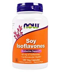 Бад Изофлавоны соя / Soy Isoflavones 120 капсул 150 мг. Now foods