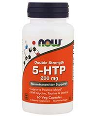 Бад 5-HTP с Глицином, Таурином и Инозитолом, 60 капсул 200 мг Now foods